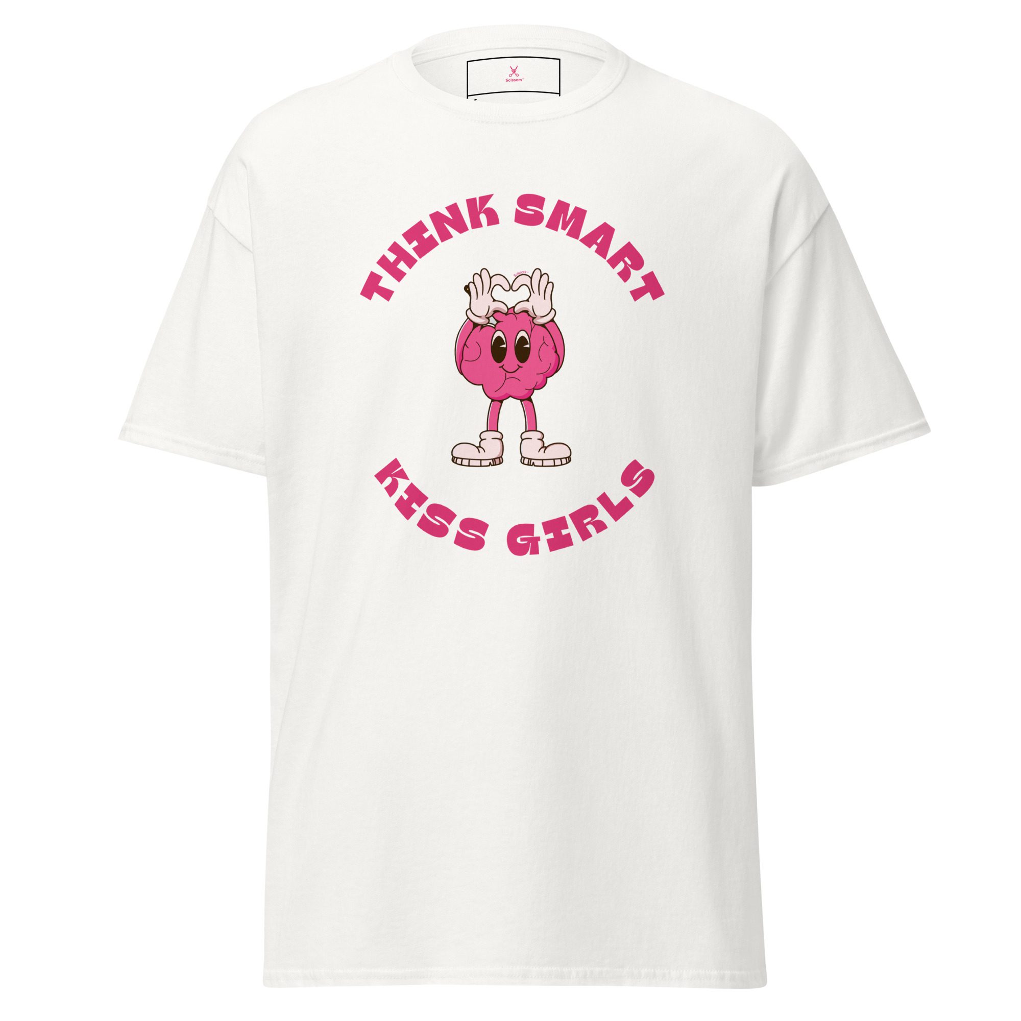 Camiseta Think Smart Kiss girls