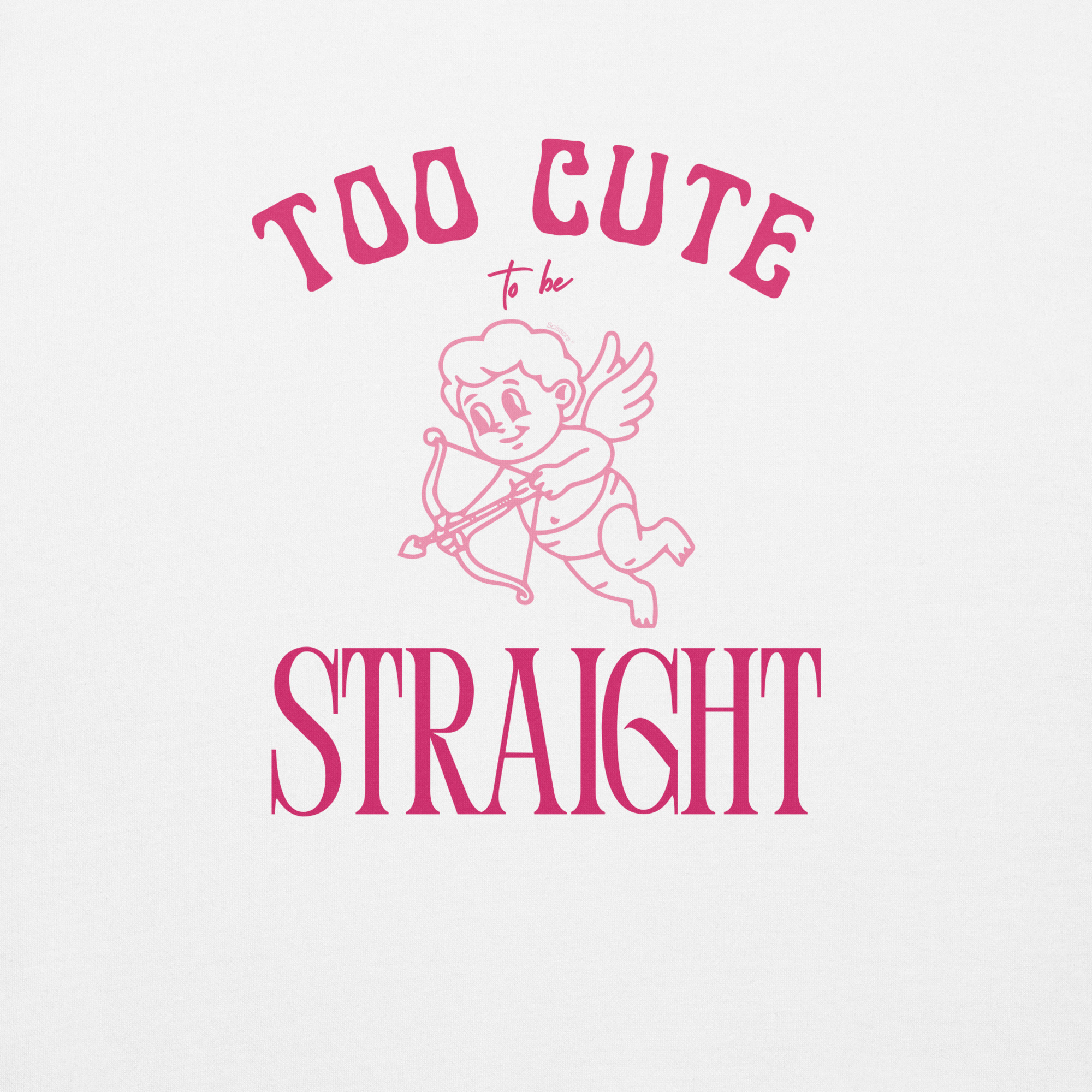 Sudadera Too Cute to be Straight - Imagen 9