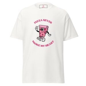 Camiseta Pizza never broke my heart