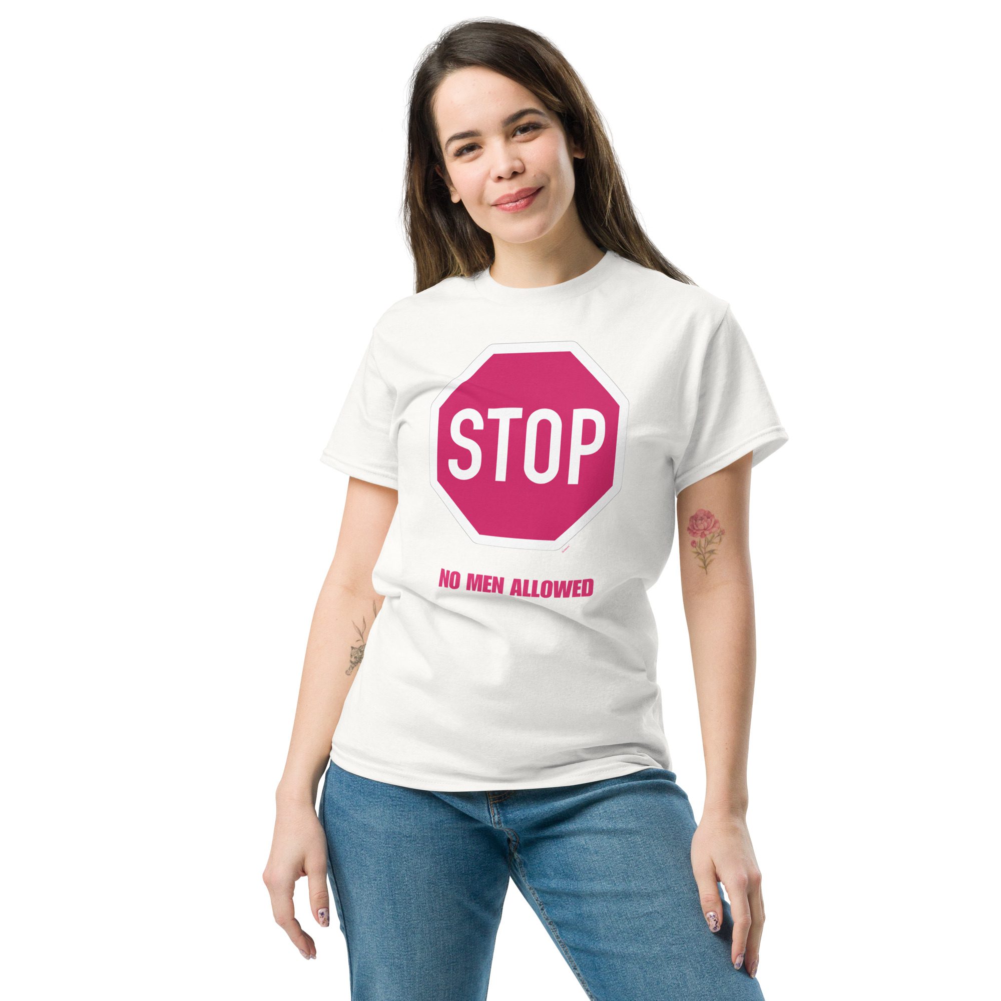 Camiseta STOP No Men Allowed - Imagen 6